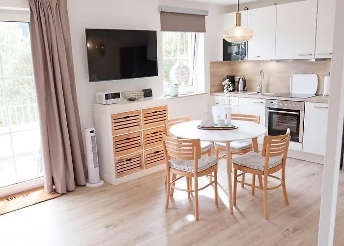 Fewo1846 Strandresidenz Wassersleben - Ostseenest - Modernes Studioapartment Mit Balkon Am Strand